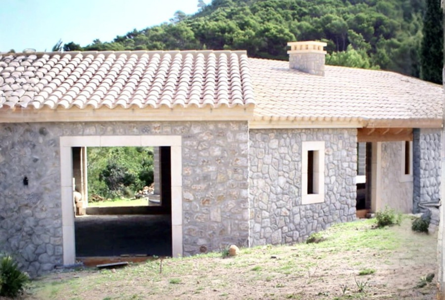 Fassade einer Mallorca-Villa